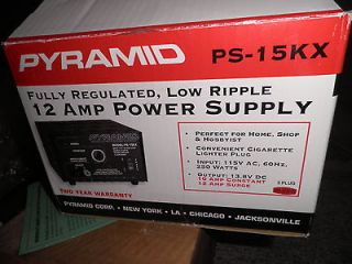 pyramid regulated power supply model ps 15kx time left $