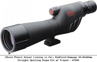 Redfield Rampage 20 60x60mm Straight Spotting Scope Kit w/ Tripod 