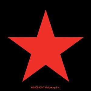 red star revolutionary sticker che guevara marxist expedited shipping 