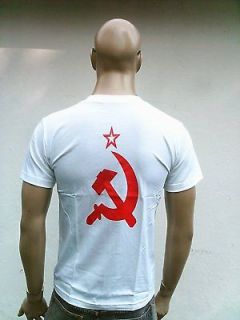   USSR UDSSR GUS Hammer & Sickle Red Star Army Cold War T Shirt g.M/L