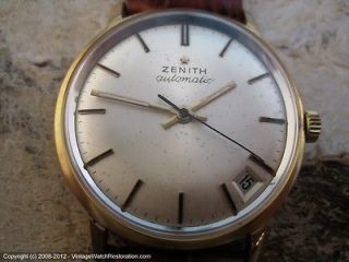 zenith gold star with date at 4 30 automatic ref