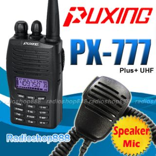 radio uhf band puxing px 777u plus with mic 41
