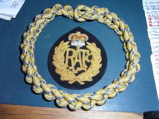 raf band bear skin hat body line and gold wire