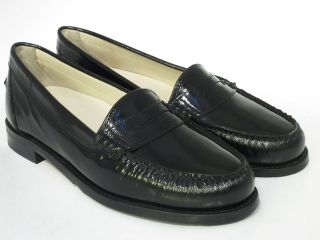 ladies van dal black patent moccasin style shoes windsor more options 