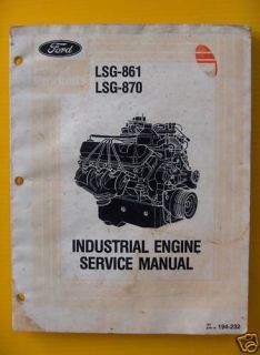ford power industrial engine repair service manual 