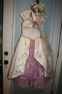 NEW~Girls Limited Edition Rapunzel Wedding Gown Dress Costume 