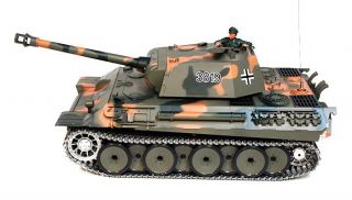 16 Remote Control German Panther RC Tank Super Metal Upgrade w/Smoke 