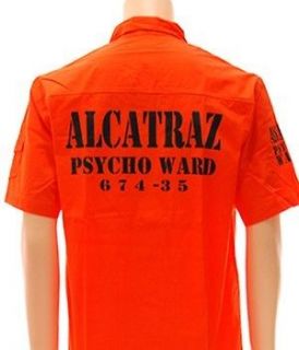 mens prison jail inmate orange jumpsuit halloween costume.