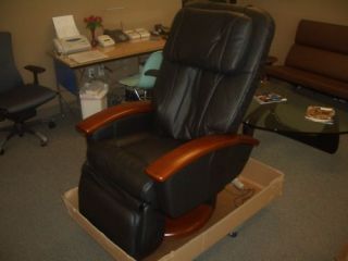 black ht 136 human touch leather massage chair time left