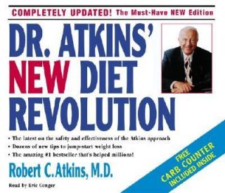 Dr. Atkins New Diet Revolution by Robert C. Atkins 2002, CD, Abridged 