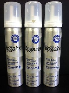 rogaine foam mens 3 month supply 3 2 11oz cans