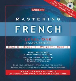 Mastering French Level 1 by R. Salazar and Monique Cossard 2003, Mixed 