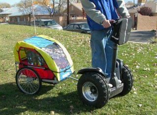 Newly listed SEGAWAY child trailer   Pull the kids around with you.
