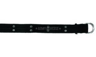 black vintage military d ring tactical belt more options sizes
