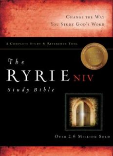 The Ryrie NIV Study Bible by Charles C. Ryrie 2008, Hardcover, New 