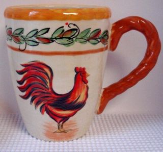 tabletops gallery rooster rope 5 coffee mug s new  11 01 