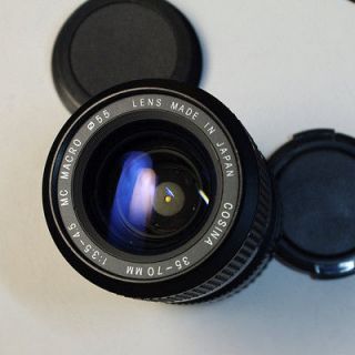 Cosina 35 70mm f/3.5 4.5 MC Macro Zoom Lens w/ Pentax PK Mount