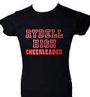 RYDELL HIGH ~ GREASE ~ ADULT BLACK T SHIRT with RED DENIM SIZE S XXL