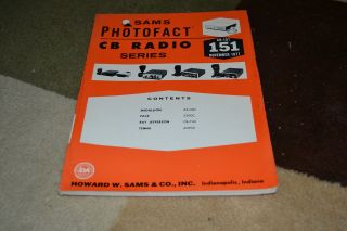 Sams CB Radio service manual CB 151 1977 Medallion Pace Ray Jefferson 