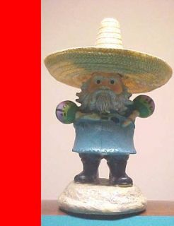 travelocity mexico roaming gnome 2007 maracas sombrero 