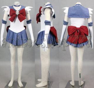 Sailor Moon Sailor Saturn Tomoe Hotaru Cosplay Costume Tailored Free 