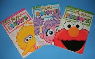   Street Dry Erase Books Letters Numbers Shapes Colors Elmo Travel