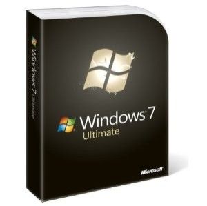 Microsoft Windows 7 Ultimate, Full Version, Standard License for PC