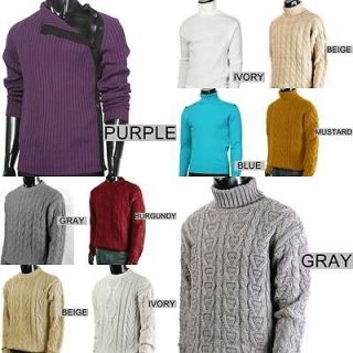 new men cable knit wool various sweater fisherman 123cz