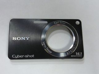 genuine sony dsc w350 front case oem camera part black