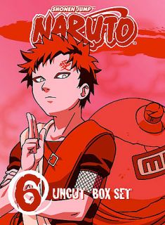 Naruto Uncut   Box Set Vol. 6 DVD, 2008, 3 Disc Set, Digipak Uncut 