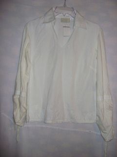 new ladies white penmans medium cotton shirt 