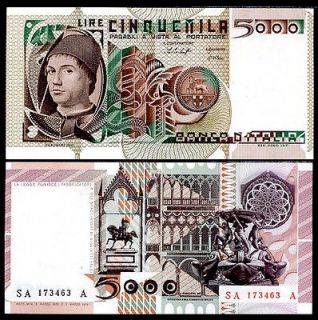 italy 5000 5000 lire 1979 1979 p 105 unc from