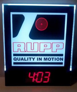RUPP   Quality in Motion, LED Digital Clock Sign, Snowmobile, Mini 