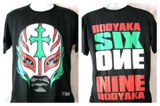 rey mysterio mexican mask wwe black t shirt new