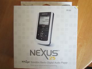 SAMSUNG NEXUS 25 XM2GO SATELLITE RADIO DIGITAL AUDIO PLAYER IN BOX