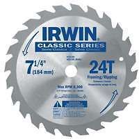 Newly listed NEW 7 1/4 24tht Circ Saw Blade Irwin Pk 7 7 1/4 CARBIDE 