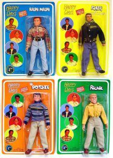 Mego Happy Days set of 4 Re Issue Action Figures SERIES 4