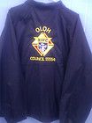 KNIGHTS OF COLUMBUS JACKET LIGHT LINED WITH LARGE LOGO AND COUNCIL 