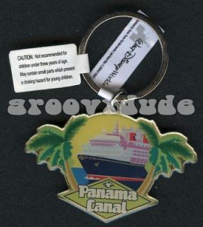 disney cruise key chains panama canal dated 2008 one day
