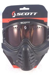 scott 83x safari goggles facemask w rose lens side by