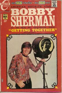 bobby sherman 2 charlton tv comic 1972 fn+ vf time