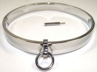 STAINLESS STEEL COLLAR LOCKING POLISHED STEEL COLLAR REMOVEABLE O RING 
