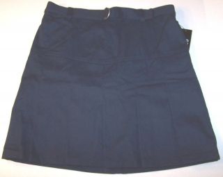 George School Uniform Navy Scooter Skirt with Lining Shorts size 14 1 