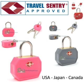 TSA Travel Sentry Approved Colourful Small Mini Key Lock Luggage 
