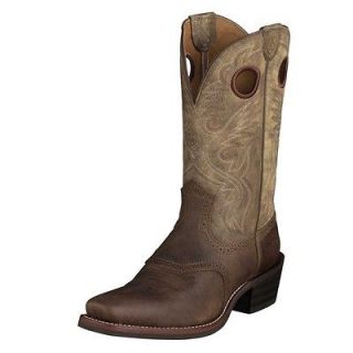 Ariat Western Boots Mens Heritage Roughstock 11.5 D Earth 10002230