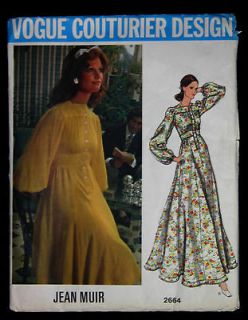Sewing Pattern Vogue Couturier Design maxi dress Jean Muir 2664 10 