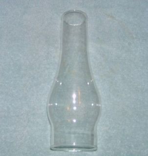 10 inch CLEAR GLASS CHIMNEY LAMP SHADE 2 1/2 inch FITTER END