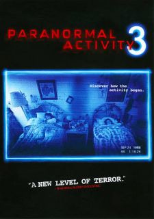 Paranormal Activity 3 DVD, 2012, Includes Digital Copy UltraViolet 