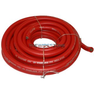 SCOSCHE FP4RM 20 4 GAUGE/AWG CAR/MARINE COPPER POWER RED WIRE CABLE 