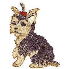baby jack russell rat terrier dog puppy iron on patch